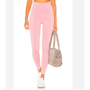 Strut This Womens Flynn Ankle Legging Size Small Ballet Slipper Pink Pockets